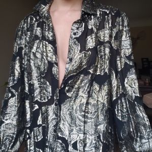 Gold rose shirt